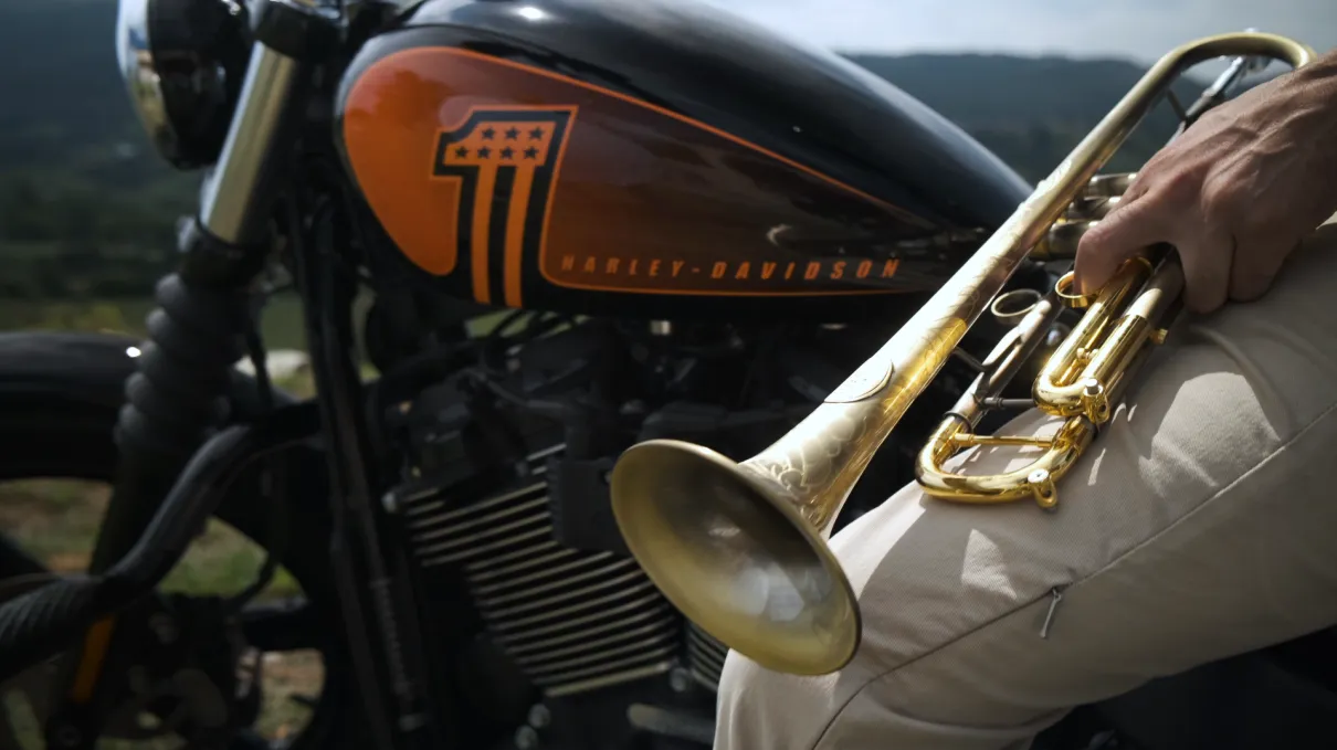 Cinematic still from recent production